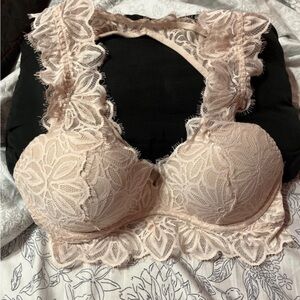 Lace Bras in Cream and blue